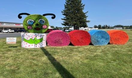 Straw Bale Art Trail